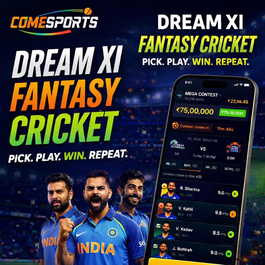 Boom 11 fantasy cricket challenge visual
